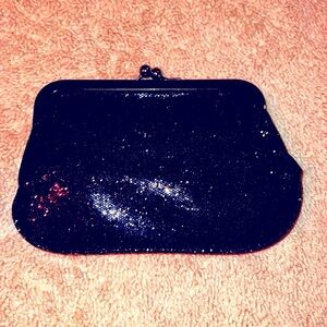 EXPRESS black silver clutch bag